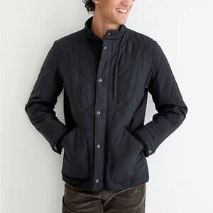 J. Crew Men's Sussex Jacket Quilted PrimaLoft Navy Blue Size Small